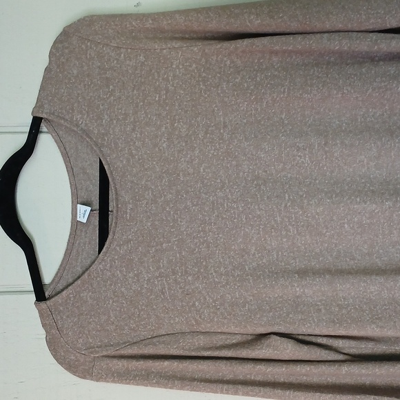 Old Navy Tan Long Sleeve A-line Plush Dress Size Large - Picture 4 of 8